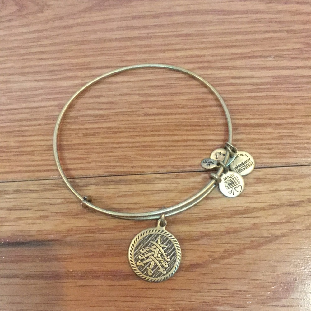 Alex and Ani Seven Swords Charm Bangle